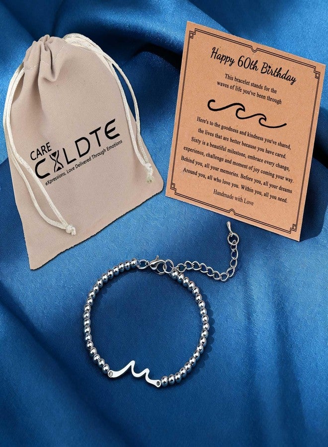 CXLDTE 60th Birthday Gifts for Women, Cool 60th Birthday Gifts for Her Woman Friend Sister Mom Grandma Daughter 60 Year Old Bracelet Jewelry Decorations - Image 5